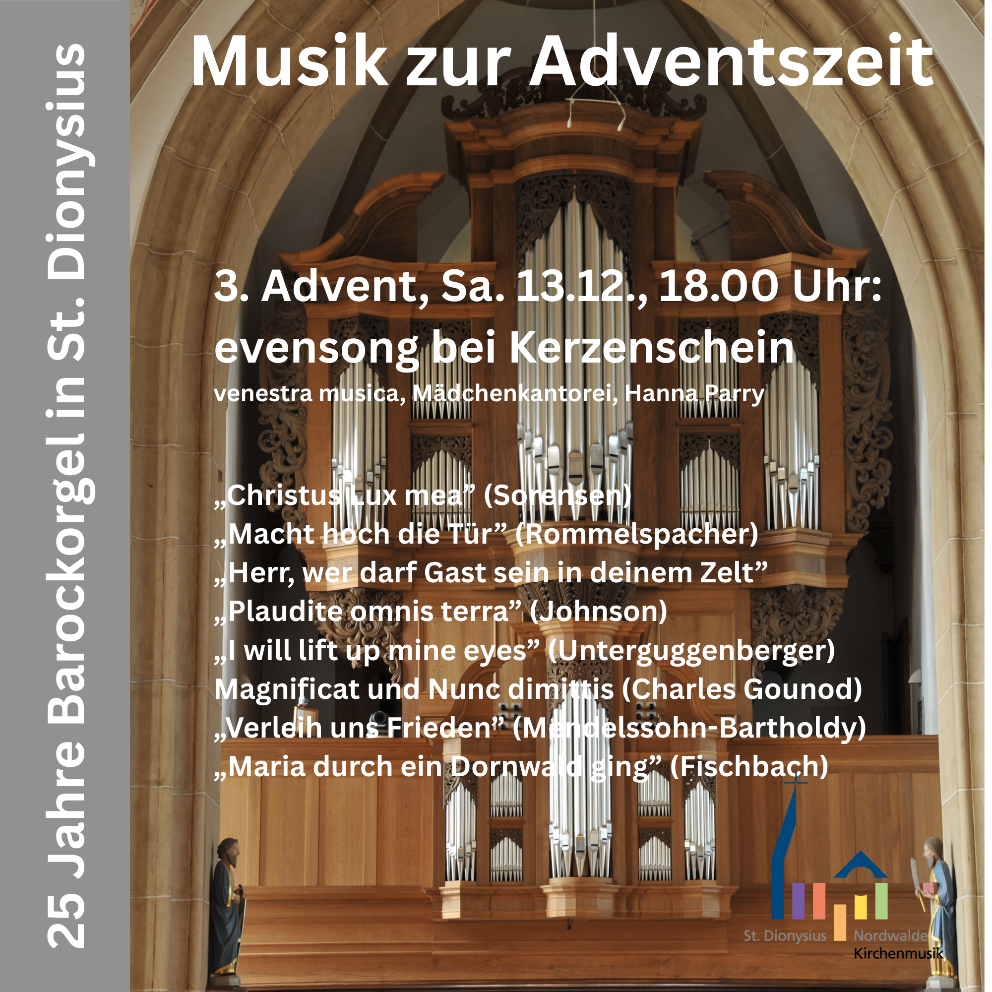 Plakat Evensong 2025-12-13